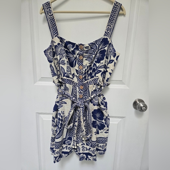 EUC Farm Rio Romper, Size Large - Picture 3 of 6